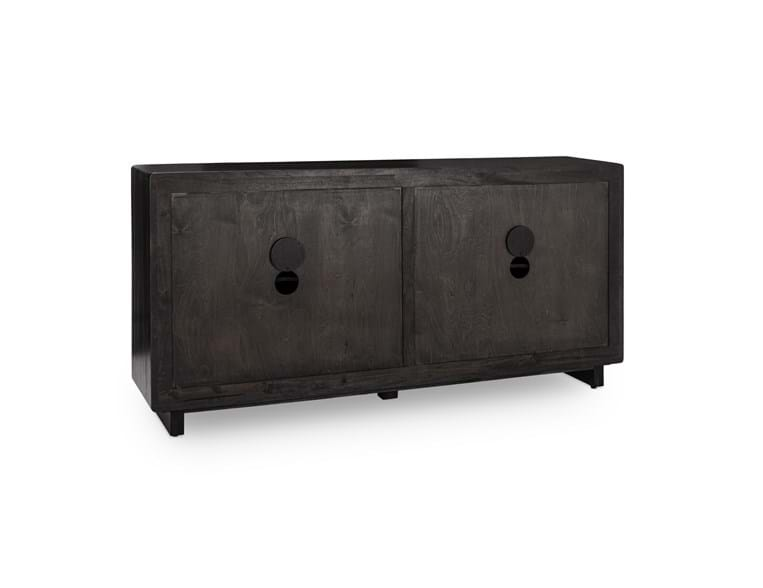 Classic Home Furniture - Albero Wood 4 Door Buffet Kona Black - 52010962 - GreatFurnitureDeal