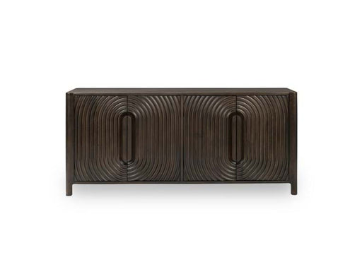 Classic Home - Colson Mango Wood 4 Door Cabinet Coffee Brown - 52010965 - GreatFurnitureDeal