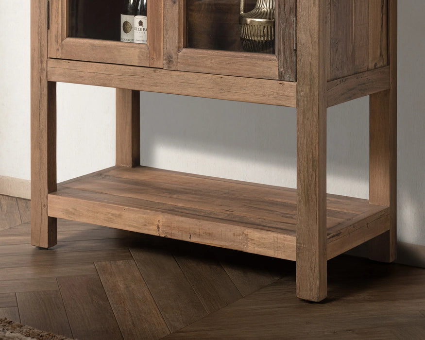 Classic Home - Kharga Tall Display Cabinet in Natural - 52010986