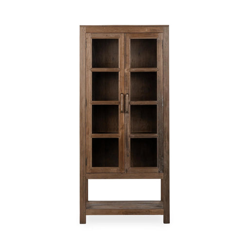 Classic Home - Kharga Tall Display Cabinet in Natural - 52010986 - GreatFurnitureDeal