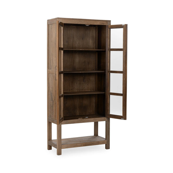 Classic Home - Kharga Tall Display Cabinet in Natural - 52010986