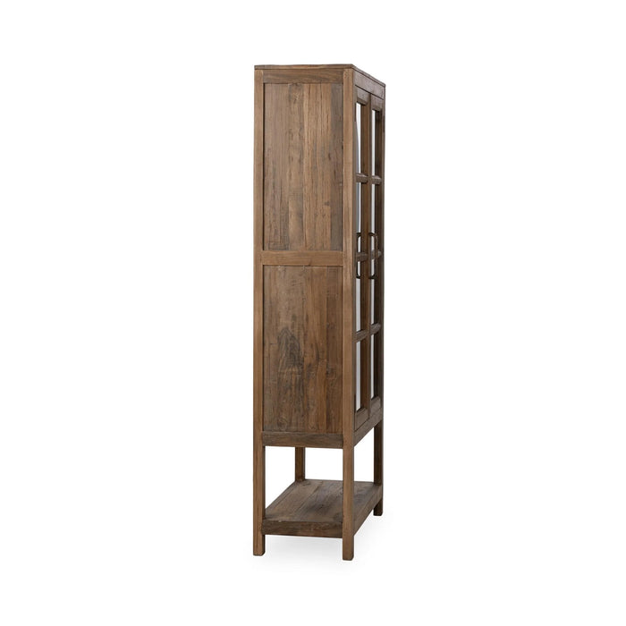 Classic Home - Kharga Tall Display Cabinet in Natural - 52010986