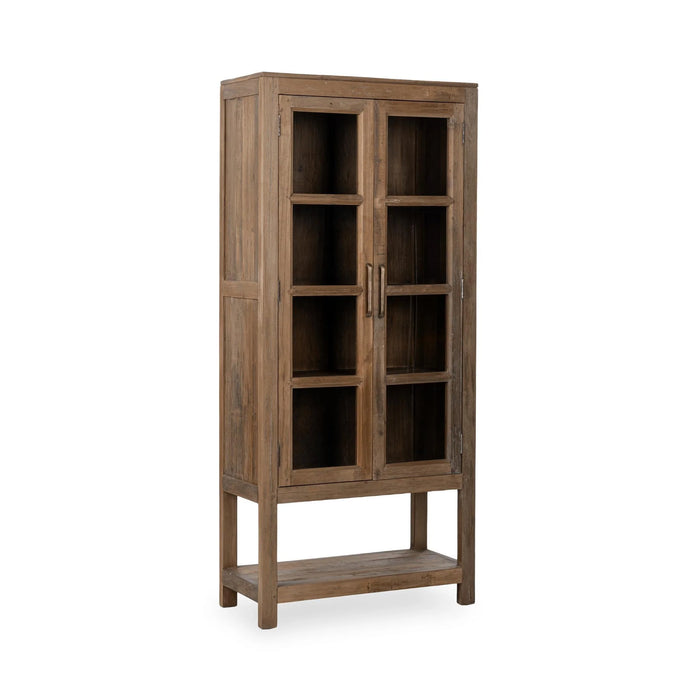 Classic Home - Kharga Tall Display Cabinet in Natural - 52010986