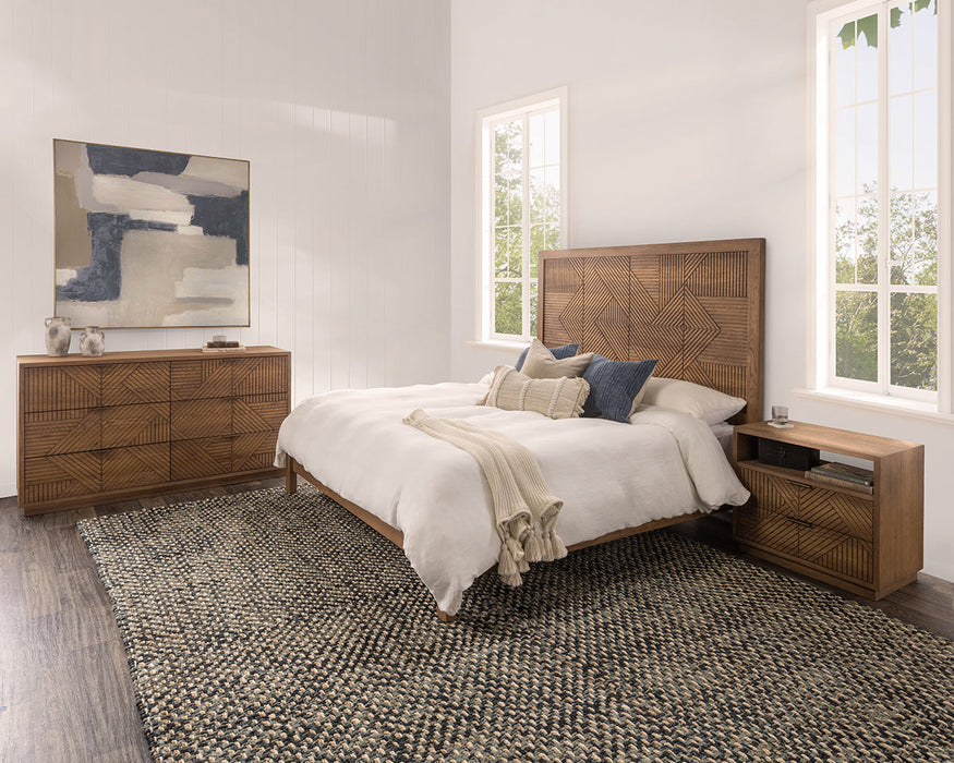 Classic Home - Santa Clara Solid Wood 6Dwr Dresser - Caramel Brown - 52010989 - GreatFurnitureDeal