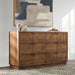 Classic Home - Santa Clara Solid Wood 6Dwr Dresser - Caramel Brown - 52010989 - GreatFurnitureDeal