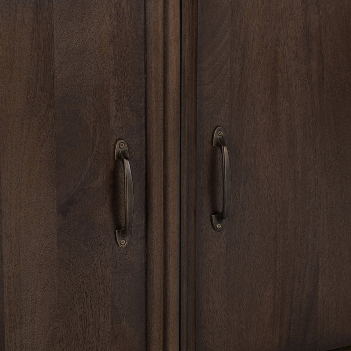 Classic Home - Brookside Solid Wood 4Dr Cabinet - 52010991 - GreatFurnitureDeal