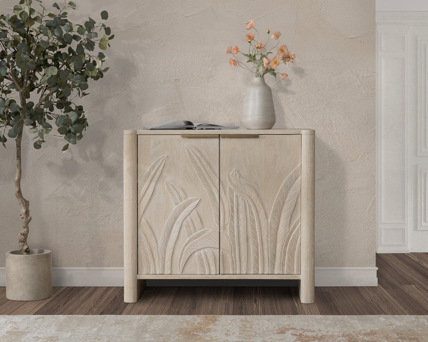 Classic Home - Ledro Solid Wood 2Dr Cabinet in White Wash - 52011017 - GreatFurnitureDeal