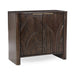 Classic Home - Ledro Solid Wood 2Dr Cabinet in Dark Brown - 52011018 - GreatFurnitureDeal