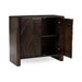 Classic Home - Ledro Solid Wood 2Dr Cabinet in Dark Brown - 52011018 - GreatFurnitureDeal