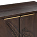 Classic Home - Ledro Solid Wood 2Dr Cabinet in Dark Brown - 52011018 - GreatFurnitureDeal