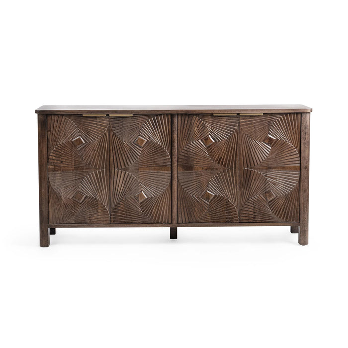 Classic Home - Lina 4 Door Cabinet in Kona Brown - 52011032