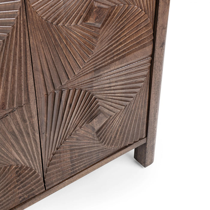 Classic Home - Lina 4 Door Cabinet in Kona Brown - 52011032
