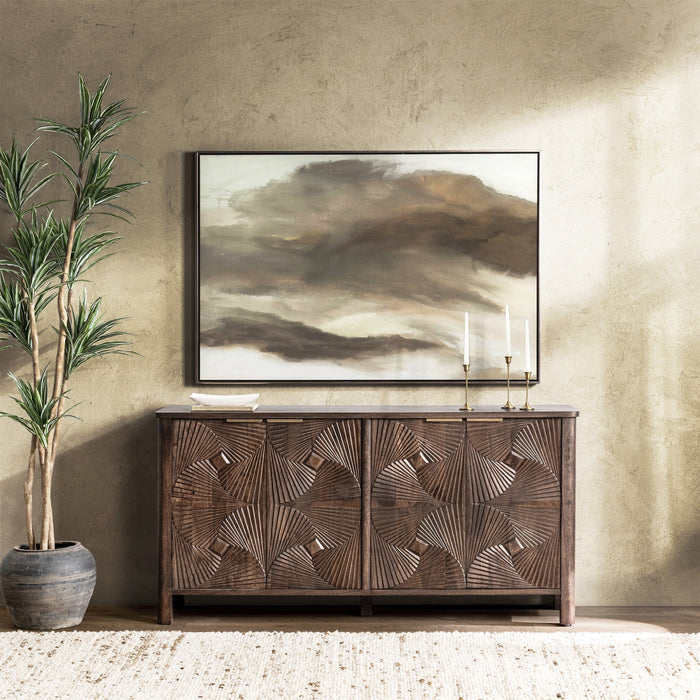 Classic Home - Lina 4 Door Cabinet in Kona Brown - 52011032