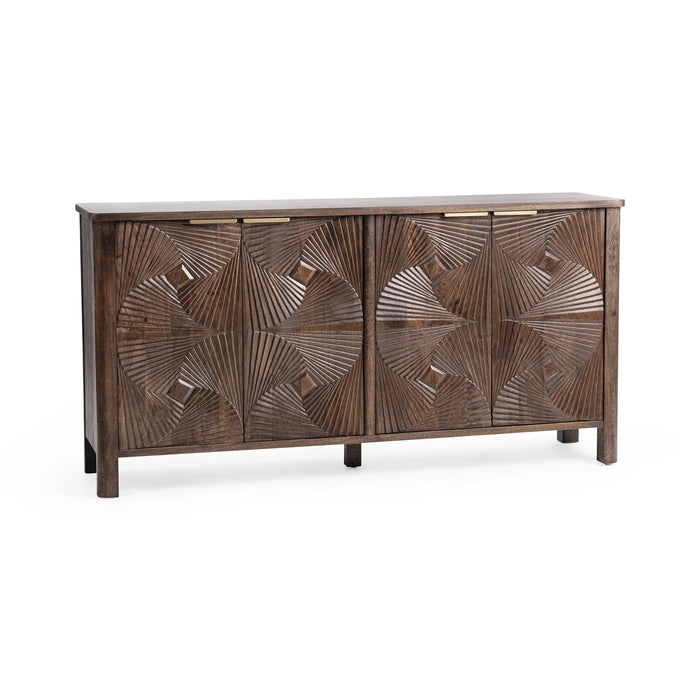Classic Home - Lina 4 Door Cabinet in Kona Brown - 52011032