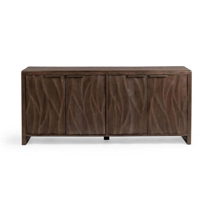 Classic Home - Braxton 4 Door Cabinet in Tundra Brown - 52011034