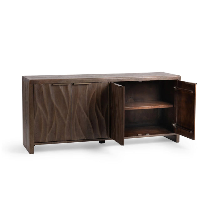 Classic Home - Braxton 4 Door Cabinet in Tundra Brown - 52011034