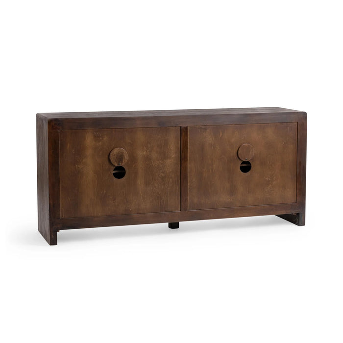Classic Home - Braxton 4 Door Cabinet in Tundra Brown - 52011034