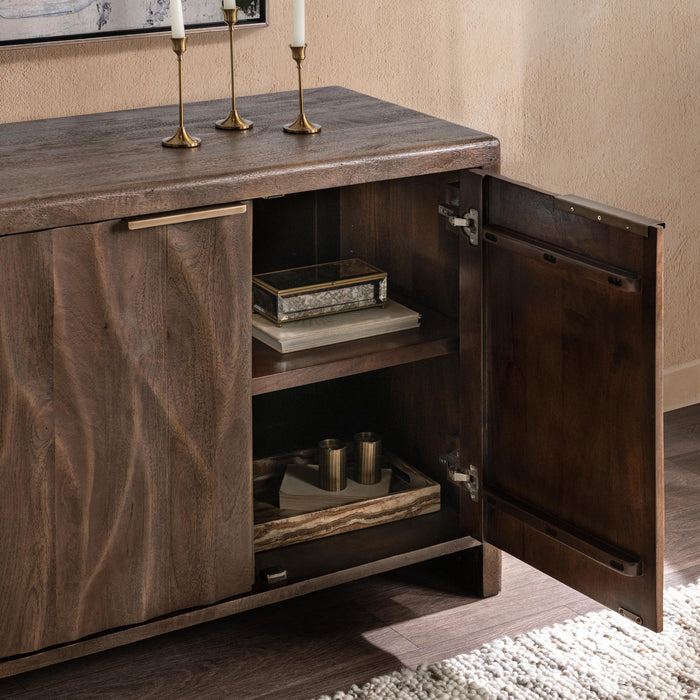 Classic Home - Braxton 4 Door Cabinet in Tundra Brown - 52011034