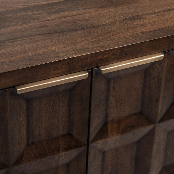 Classic Home - Costa Cabinet in Tundra Brown - 52011038 - GreatFurnitureDeal