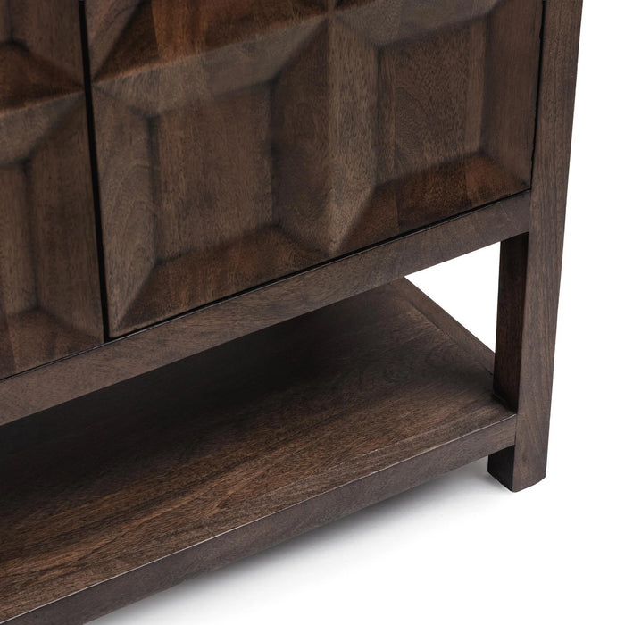 Classic Home - Costa Cabinet in Tundra Brown - 52011038 - GreatFurnitureDeal