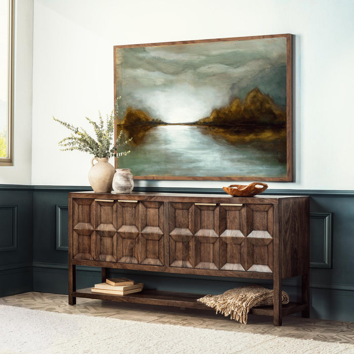Classic Home - Costa Cabinet in Tundra Brown - 52011038 - GreatFurnitureDeal