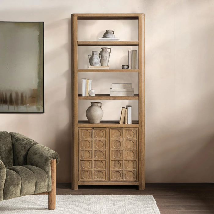 Classic Home - Cleveland Bookcase in Sandy Taupe - 52011048