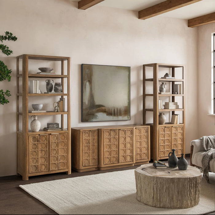 Classic Home - Cleveland Bookcase in Sandy Taupe - 52011048
