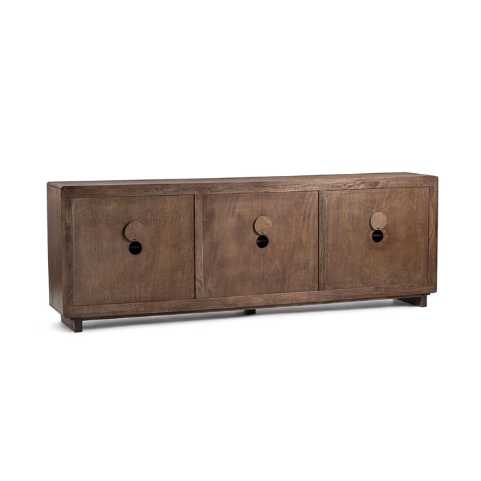 Classic Home - Albero 6 Door Cabinet in Kona Brown - 52011071