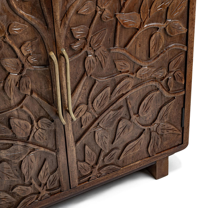 Classic Home - Albero 6 Door Cabinet in Kona Brown - 52011071