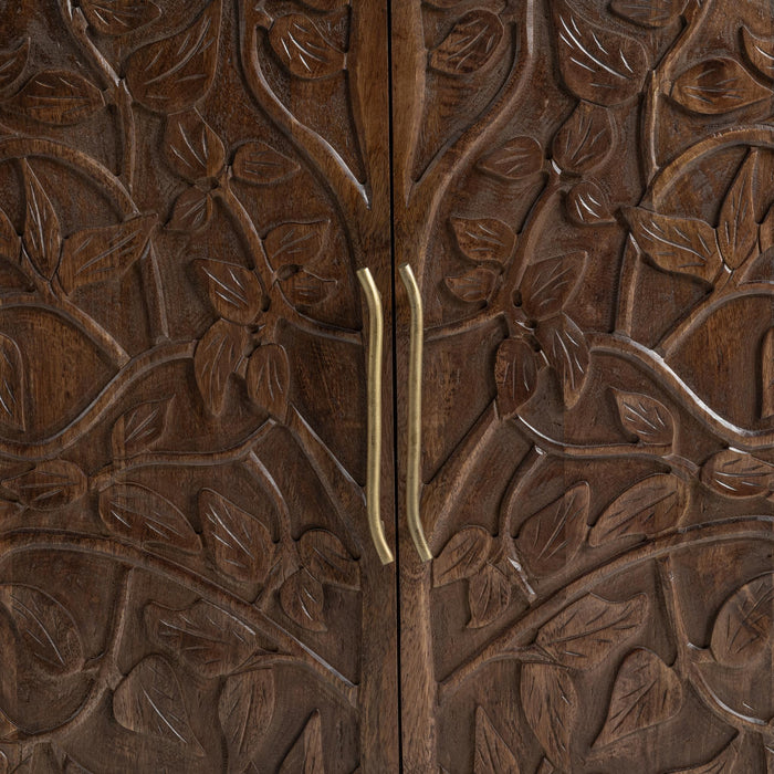 Classic Home - Albero 6 Door Cabinet in Kona Brown - 52011071