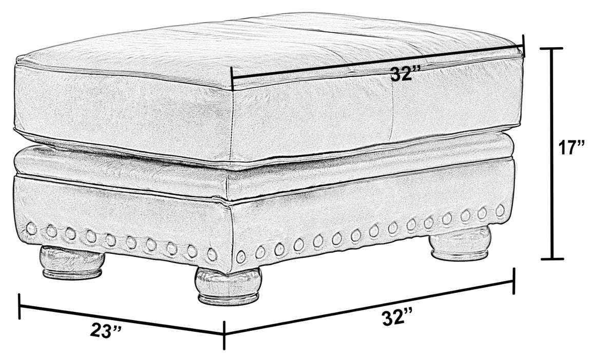 Jackson Furniture - Roberto Ottoman in Cocoa - 5241-10-COCOA - GreatFurnitureDeal