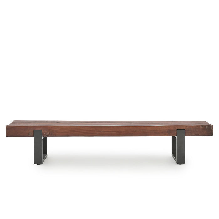 Classic Home Furniture - Duarte 74" Bench in Reclaimed Brown - 53001886 - GreatFurnitureDeal