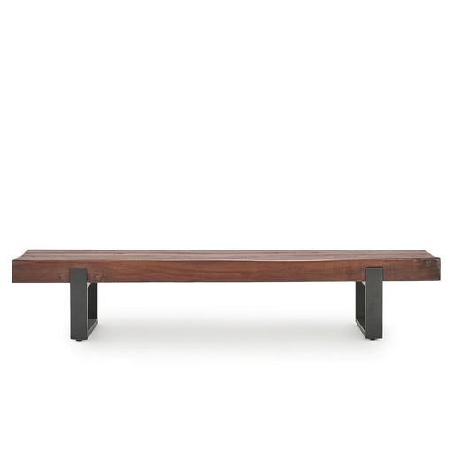 Classic Home - Duarte 74" Bench in Reclaimed Brown - 53001886 - GreatFurnitureDeal