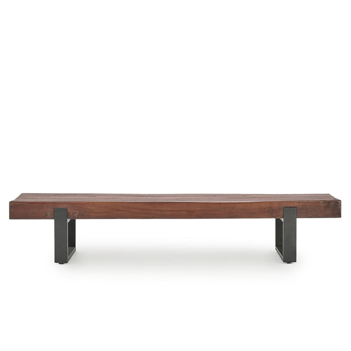 Classic Home - Duarte 74" Bench in Reclaimed Brown - 53001886 - GreatFurnitureDeal