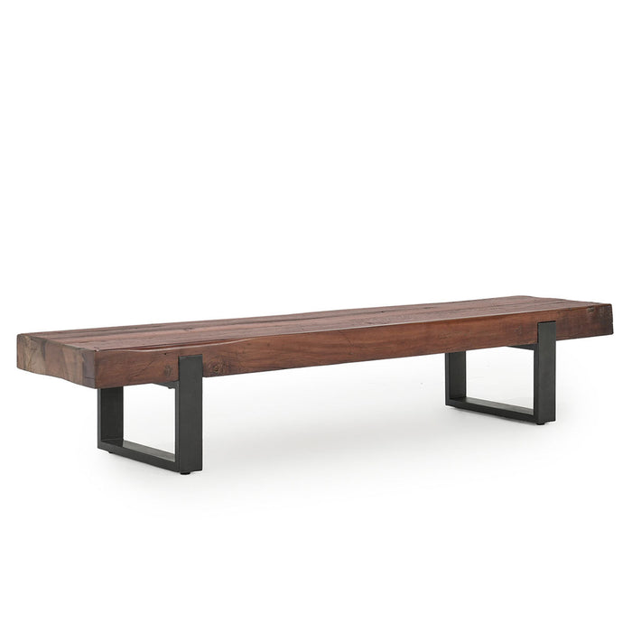 Classic Home - Duarte 74" Bench in Reclaimed Brown - 53001886 - GreatFurnitureDeal