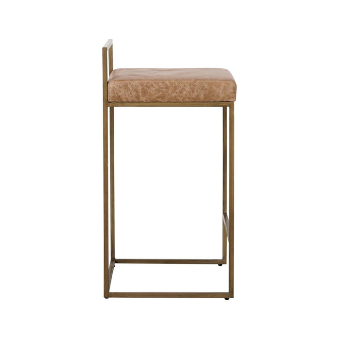 Classic Home - Belfort Counter Stool 26" Chestnut Brown - 53001942 - GreatFurnitureDeal