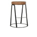 Classic Home Furniture - Sawyer Leather 26" Counter Stool Chestnut Brown - 53001973 - GreatFurnitureDeal