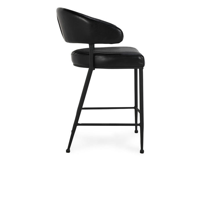 Classic Home - Umbria 26" Counter Stool in Jet Black - 53001981 - GreatFurnitureDeal