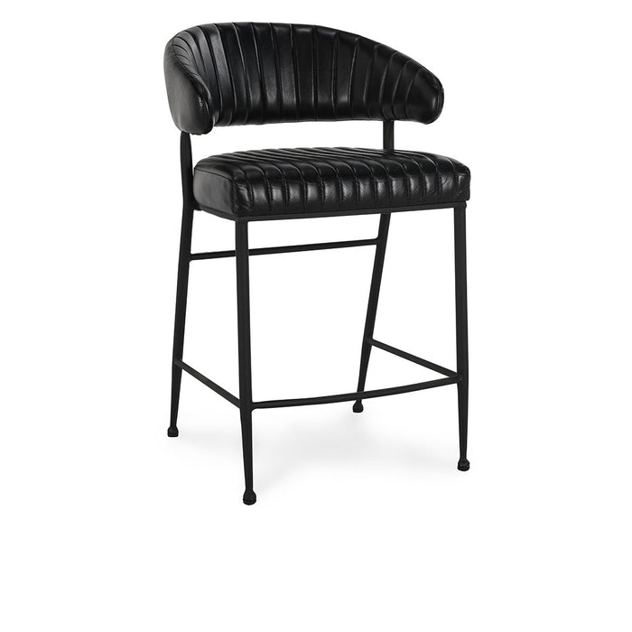 Classic Home - Umbria 26" Counter Stool in Jet Black - 53001981 - GreatFurnitureDeal