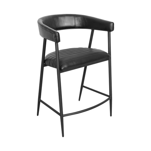 Classic Home - Preston 26" Counter Stool Jet Black - 53001986 - GreatFurnitureDeal