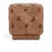 Classic Home Furniture - Briar Leather 19" Square Ottoman Tutor Brown - 53001992 - GreatFurnitureDeal