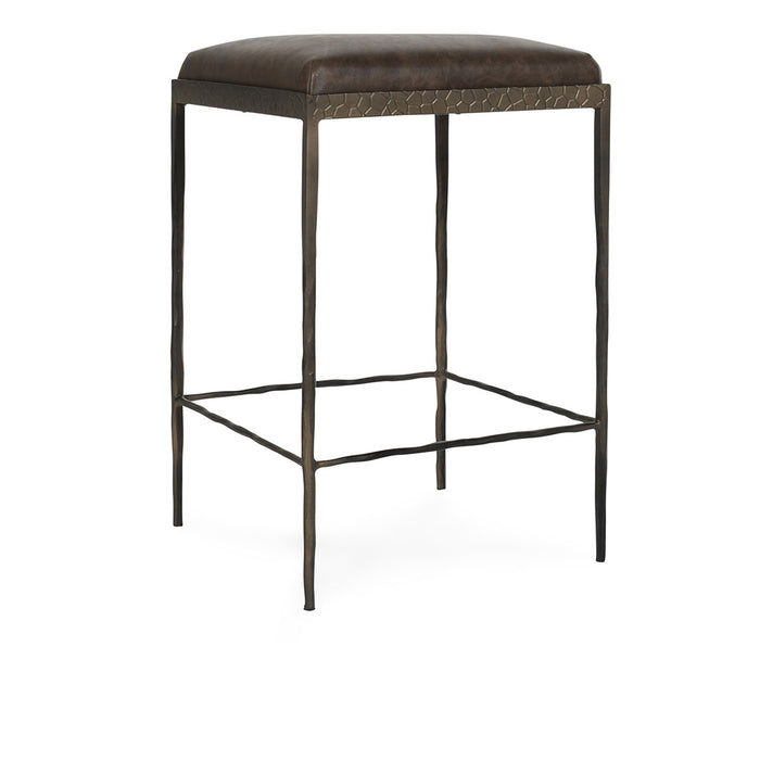 Classic Home Furniture - Bose Leather 26" Counter Stool - Cocoa Brown - 53002007 - GreatFurnitureDeal