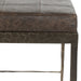 Classic Home - Malo Leather Bench - Cocoa Brown - 53002014 - GreatFurnitureDeal