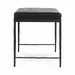 Classic Home - Malo Leather Bench - Onyx Black - 53002015 - GreatFurnitureDeal