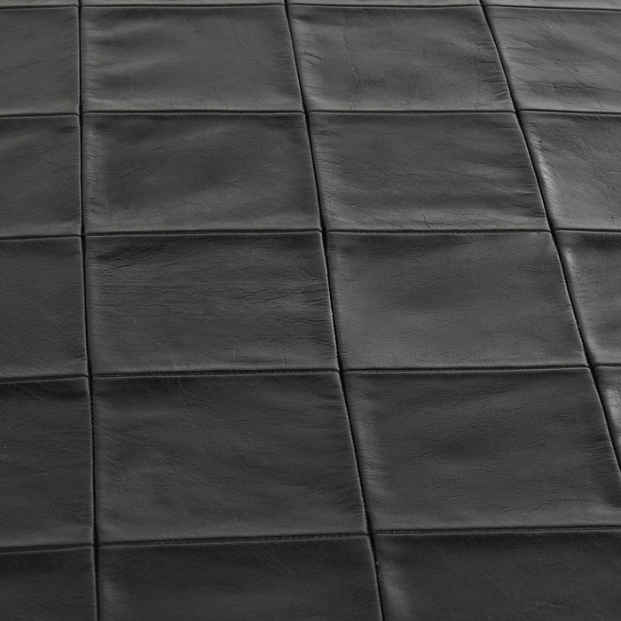 Classic Home - Malo Leather Bench - Onyx Black - 53002015 - GreatFurnitureDeal