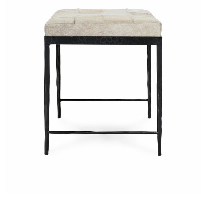 Classic Home Furniture - Achen Hide 28" Bench Ivory - 53002017 - GreatFurnitureDeal