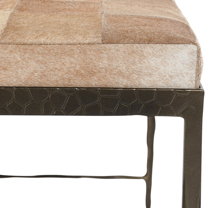 Classic Home Furniture - Achen Hide 28" Bench Blonde - 53002018 - GreatFurnitureDeal