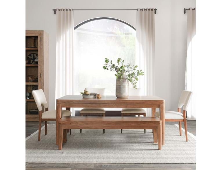 Classic Home - Arno Acacia Wood 64" Bench Natural - 53002025 - GreatFurnitureDeal