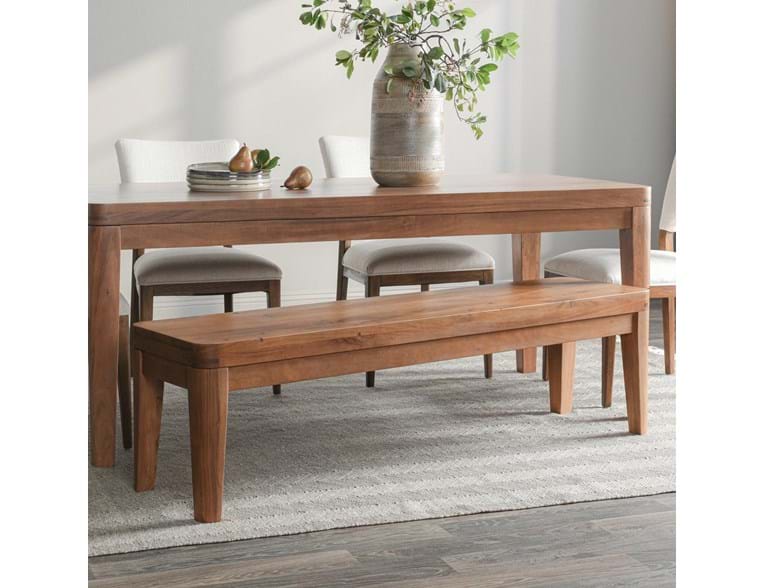 Classic Home - Arno Acacia Wood 64" Bench Natural - 53002025 - GreatFurnitureDeal