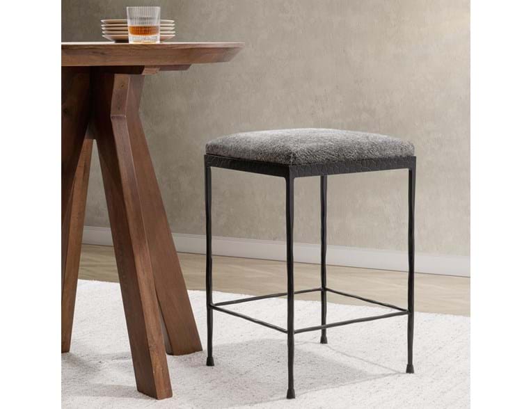 Classic Home - Bose Hide 26" Counter Stool (Set of 2) - 53002057 - GreatFurnitureDeal